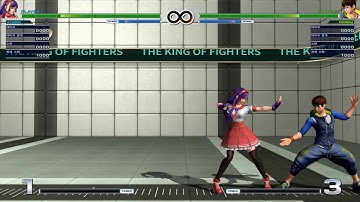 KOF XIV Normal Air Grab Combo - ver 3.10 (Benimaru, Mai, Athena)