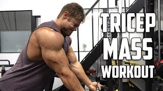 PURE Tricep Workout for MASS  Detailed Description