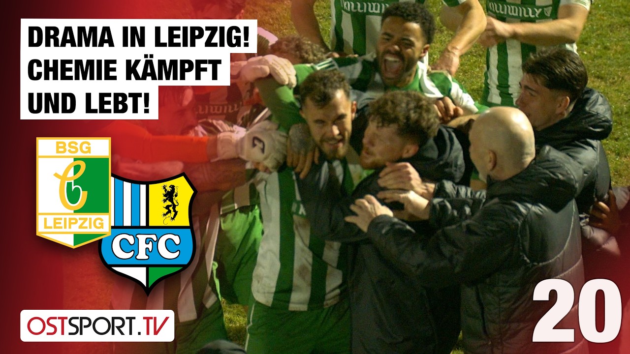 DRAMA IN LEIPZIG! Chemie kämpft und lebt! Chemie Leipzig - Chemnitzer FC | Regionalliga Nordost