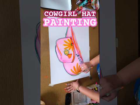 wish we could WEAR what we PAINT🎨 #cowgirlfashion #cowgirl #yallternative #art #cmafest #nashville