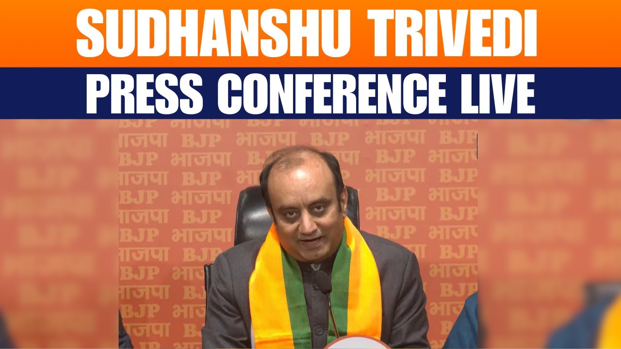 LIVE: BJP Leader Sudhanshu Trivedi briefs media as BJP-led Mahayuti takes lead in civic polls 2026