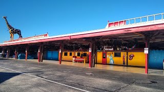 Setting up at trader's world flea market Ohio