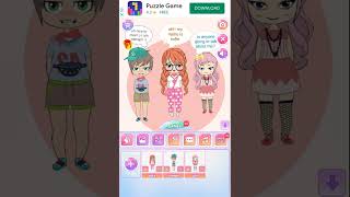 chibi dolls fun avatar game #fun #games #chibi #dolls #shorts screenshot 1