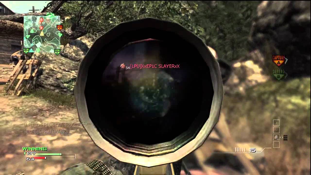 MW3 Your man Vowles Quckscope Footage