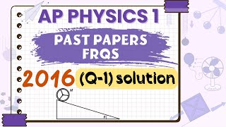 2016 Ap Physics 1 Frq Question 1 Step-By-Step Solution Circus Of Physics