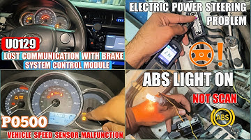 Toyota Causes and Fixes U0129 Code: Lost Communication with ABS (Brake System Control Module)