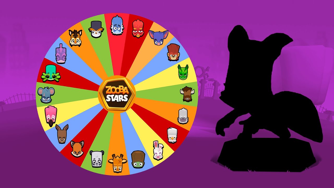 SECRET ZOOBA SPINNING WHEEL Random Characters 3 YouTube
