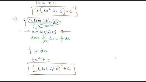 5.2 Integration by Substitution