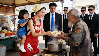 Ibu tunggal baik hati memberi seorang kakek miskin semangkuk mie, ternyata dia miliarder!