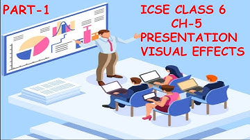 CLASS 6 CH-5: PRESENTATION VISUAL EFFECTS Part-1
