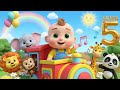 Zoo Train Song 🚃🦁 | Animal Sounds &amp; Counting Fun | Nursery Rhyme for Kids &amp; Toddlers