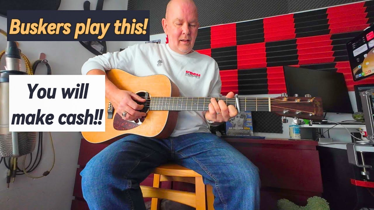 Easy Busking Song Tutorial Bob Dylan Blowin in the Wind (Cool Songs for Street Buskers)