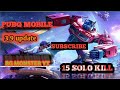 PUBG MOBILE | 3.9 UPDATE  | INSANE 15 SOLOKILL IN LOVIK #pubgmobile #pubg #pubgkr #pubgshorts ￼￼￼