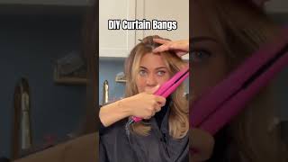 HOW TO CUT CURTAIN BANGS DIY AT HOME | Brittney Gray