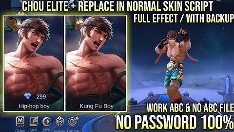 Chou Elite King Of Muay Thai Plus Replace Normal Skin Script Full Effect No Password Beatrix Patch