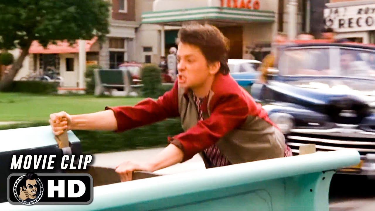 Skateboard Scene | BACK TO THE FUTURE (1985) Movie CLIP HD
