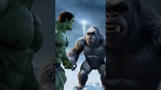 #hulk #kingkong #fighting #angry #snow #snowfall #usa #aggressive