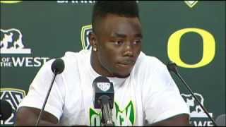 Kenjon Barner Talks Oregon's 42-25 Win Over Fresno State