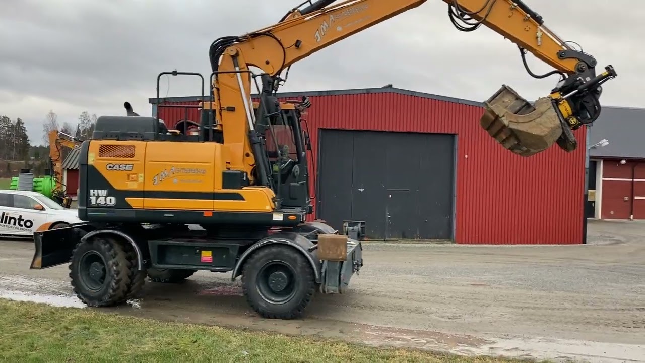 Hjulgrävare Hyundai HW140 med Tiltrotator
