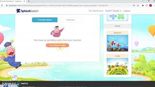 Logging on to Splash Learn
