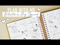 Valentine&#39;s Day REWIND Plan With Me! || Planning Roses Planner
