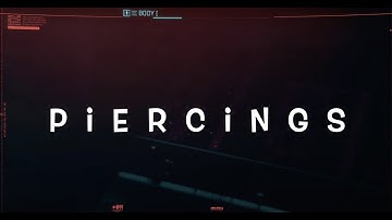 Cyberpunk 2077 - Piercing Character Creation Attributes - Feminine Appearance