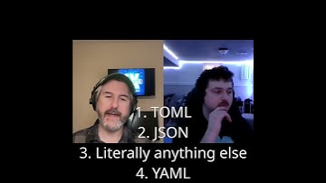 YAML vs JSON vs TOML #podcast #developer #programming