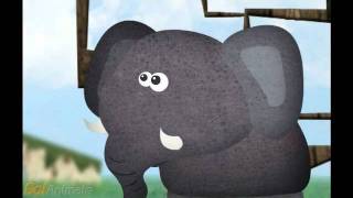 Giraffe And Elephant Calling Anita