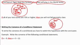 lesson 2-1 Conditional and Converse Statements
