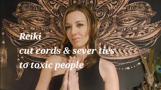 Reiki session cut cords & sever ties to toxic people #reiki #reikihealing #cordcutting #reikienergy