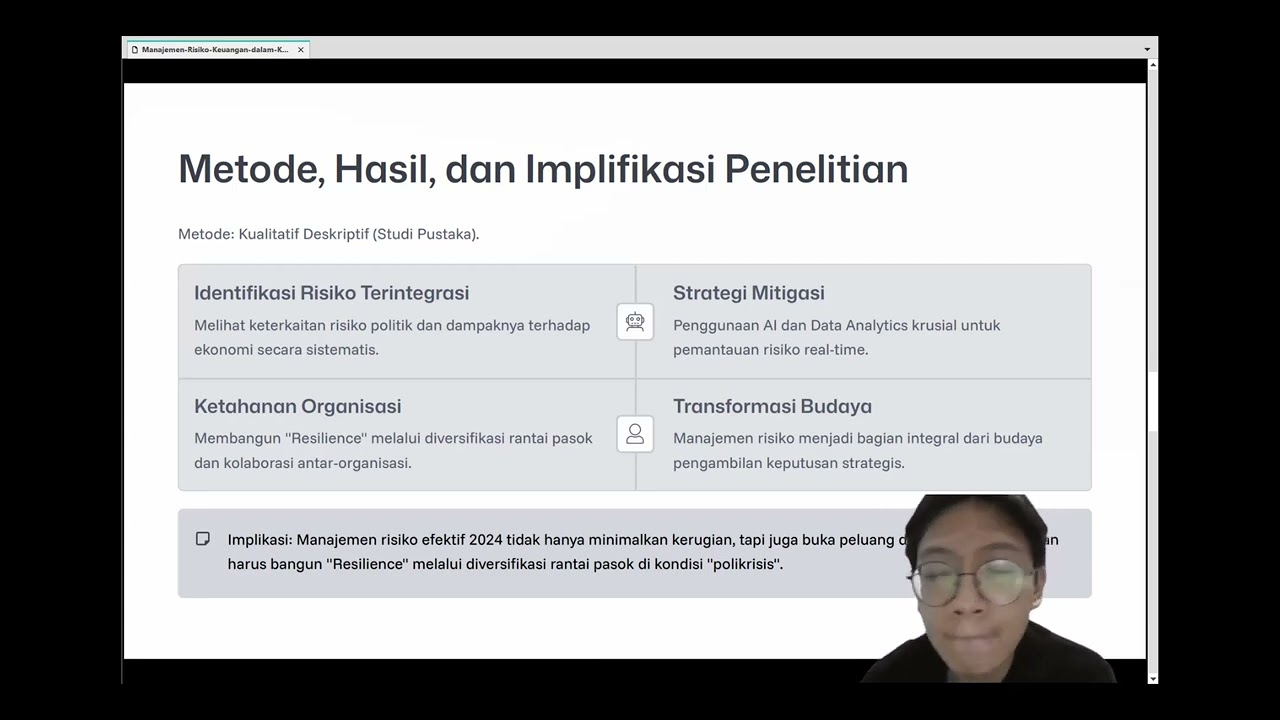 Osamma Hegi Saputra - UAS Mata Kuliah Manajemen Risiko UNSIA