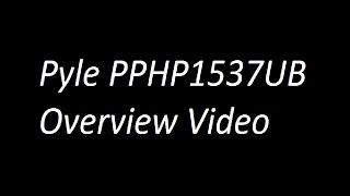 pyle pphp1537ub