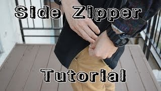 DIY: Side Zipper Tutorial | KAD Customs #20(OH SNAP. THE VIDEO IS ONLY LIKE 6 MINS? IS THIS REAL LIFE? KAD CUSTOMS Playlist: https://goo.gl/CxWeot Remember to rate the video and leave a ..., 2014-02-08T01:47:11.000Z)