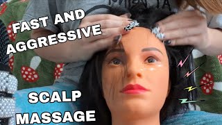 FAST AND AGGRESSIVE SCALP SCRATCHING ASMR