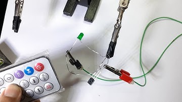 How  to make a Universal IR remote tester using BC557 Transistor | Hindi