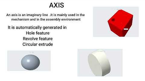 DATUM AXIS IN CREO || CREO MODELLING TUTORIALS
