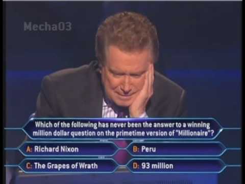 Regis Philbin Plays in the Hot Seat - Who Wants to be a Millionaire [Old Format]