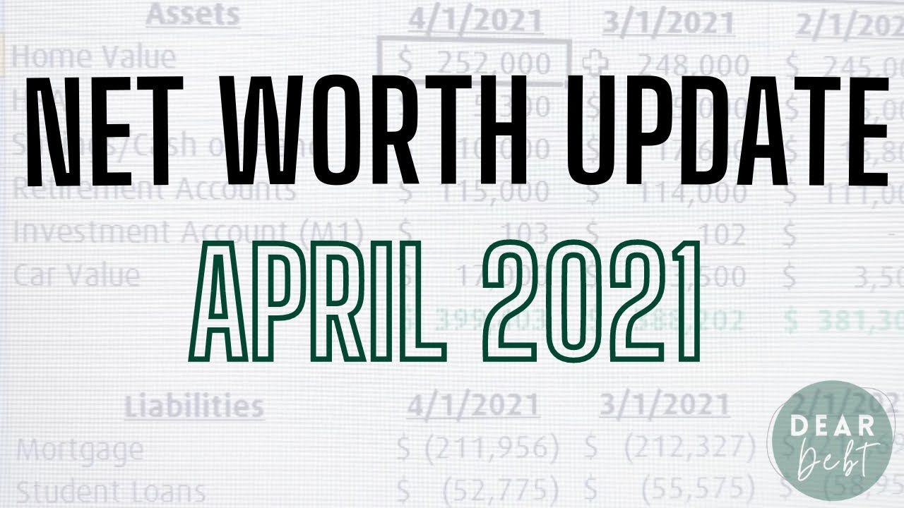 April 2021 Net Worth Update | Financial Independence, Real Numbers, FI/RE Journey