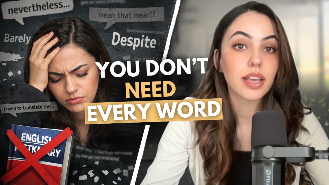 I Stopped Trying to Understand Every Word in English