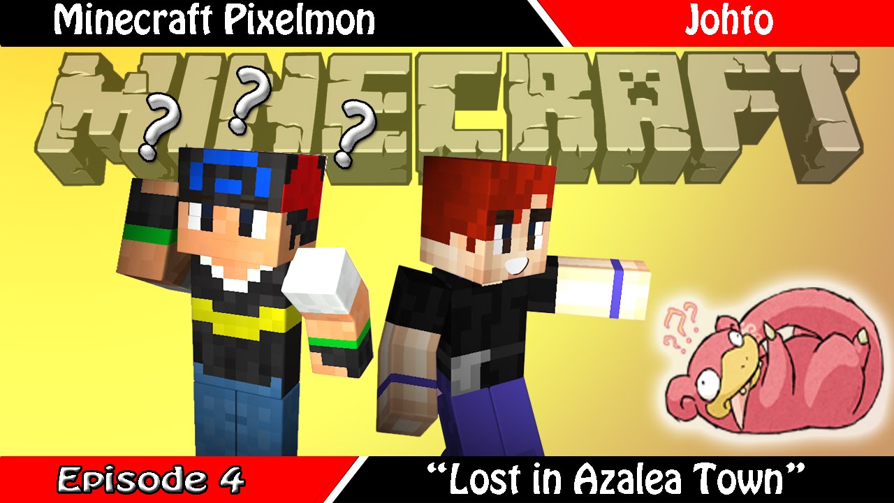 Lost in Azalea Town : Pixelmon Ash vs Gary Johto 4  (Minecraft Pokemon Mod)