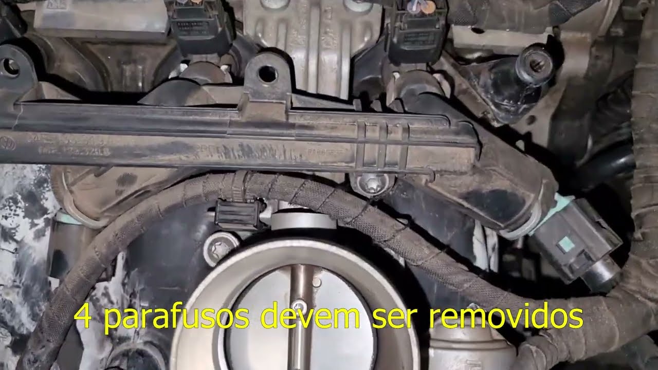 Como limpar corpo de borboleta (TBI) Polo, Virtus MSI. Motor EA211.