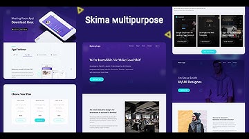 Skima - App Landing, Portfolio and Business Multipurpose HTML5 Template | Themeforest Website