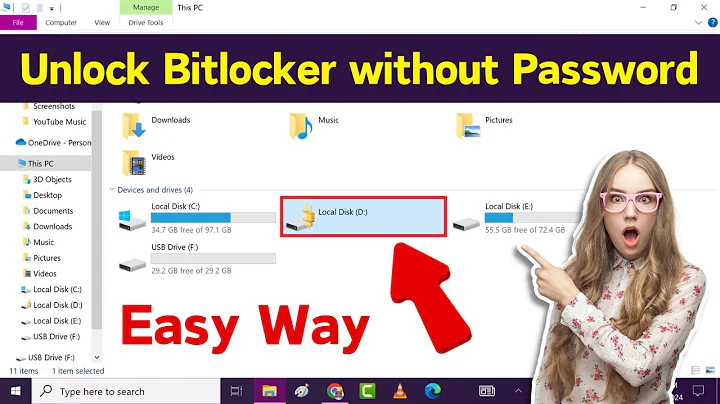 Unlock Bitlocker Drive Without Password | Open Bitlocker Drive Without Password & Recovery Key