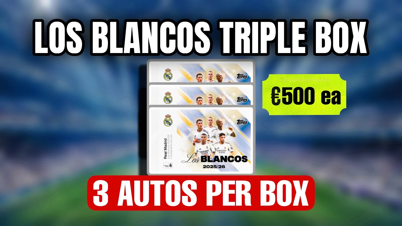 Can We Hit a VINÍ JR Autograph?! 😱 Opening 3x Topps Real Madrid 25/26 Boxes!