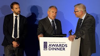 Southgate and Begiristain give speeches in honour of Phil Foden at FWA Footballer of the Year dinner