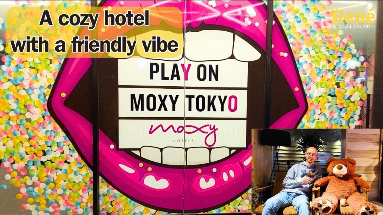 A cozy hotel with a friendly vibe, the Moxy Tokyo Kinshicho, Japan