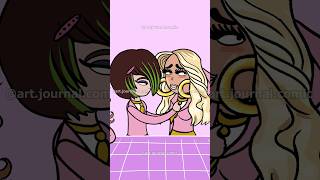POV: the popular girl ties your shoes for you and lets you fix her tie (high school animation) screenshot 3