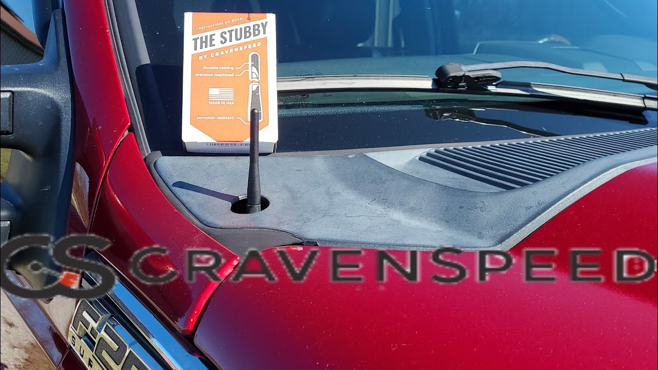 CravenSpeed "The Stubby" Antenna Replacement On A 2014 F250 Superduty