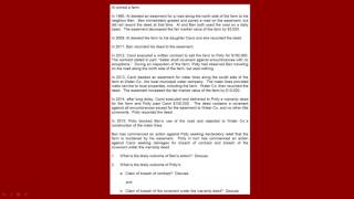 Debrief of the Essays from the July 2016 California Bar Exam - Q2, Real Property