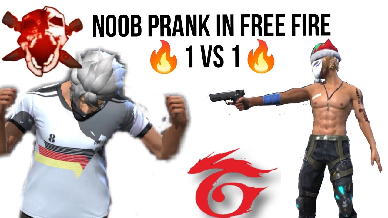 Noob Prank in free fire 🫵1 vs 1🫵 - YouTube